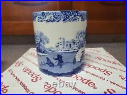 Spode Blue Italian Porcelain Coffee Mug, Set of 8, 9 oz Blue White (1380488)