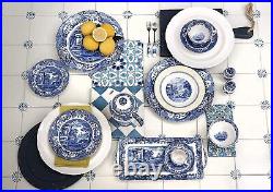 Spode Blue Italian Salad Plates Set of 4, 7.25