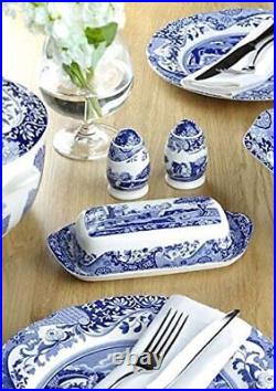 Spode Blue Italian Salad Plates Set of 4, 7.25