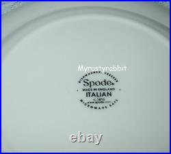 Spode Blue Italian Salad Side Plates 7-3/8 Ceramic Set of 4 NEW