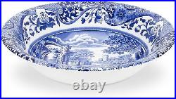 Spode Blue Italian Set of 4 Ascot Cereal Bowls, 8 Inch, Earthenware