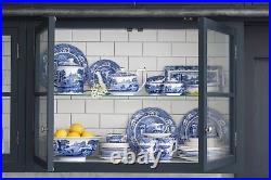 Spode Blue Italian Set of 4 Porcelain Luncheon Plates, 9 inch Blue/White