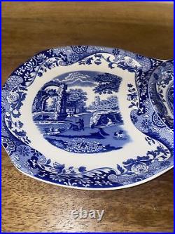 Spode Blue Italian Tea & Toast Plate & Mug Brunch Set C1816