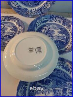 Spode Blue Italian set of 5 pieces open box, pasta +++