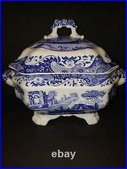 Spode Blue Italian stunning soup tureen Excellent Condition No Laddle