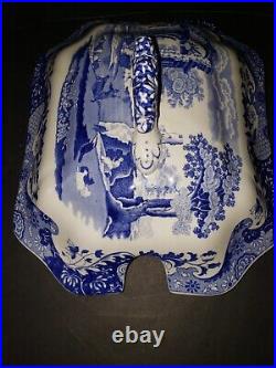 Spode Blue Italian stunning soup tureen Excellent Condition No Laddle