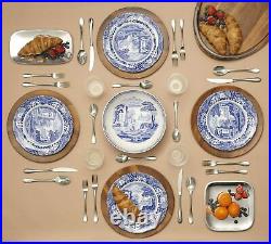 Spode Blue italian Set Dinner Set 36 Pieces X 12 Persons Dealer