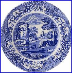 Spode Classic Stunning Blue Italian 12 Piece Earthenware Dinnerware Set for4 NEW