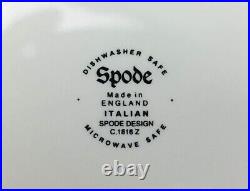 Spode England Blue Italian Three Piece Canister Set Storage Jars