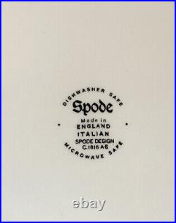 Spode Italian Blue Italian Set of 7 Salad Plates 7.5 EUC