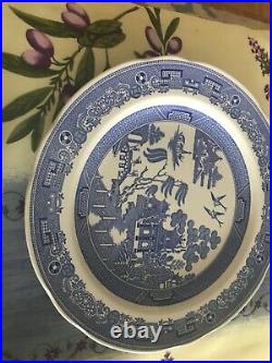 Spode collection unused was in display cabinet, 11 pieces blues, oven safe