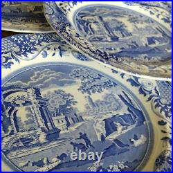 Spodedinner plate blue Italian 5 pieces england