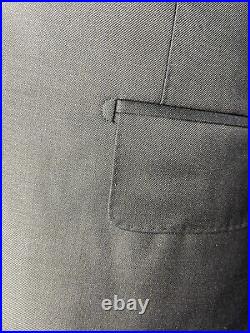 Suit Supply, Dark Blue Italian Super 110s Wool Blazer With Surgeon's Cuffs, 38r