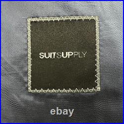 SuitSupply Mens Sz 36R Navy Blue Italian Wool 2 Button Dual Vent Blazer Jacket