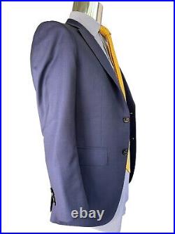 Suitsupply 2pc Medium Blue, Italian Super 110's Wool Suit, Euro 42, About Us 32