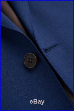 Suitsupply 44L NWT 3 Piece Blue Lazio (Pure Wool, Italian)