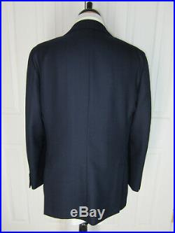 Suitsupply Navy Weave Dual Vent Havana Patch Hl Italian Wool Sport Coat 40 R