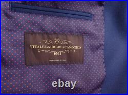 T. M. Lewin Suit 42R W36 Great Condition Blue Italian Fabric