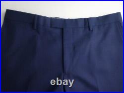 T. M. Lewin Suit 42R W36 Great Condition Blue Italian Fabric