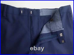 T. M. Lewin Suit 42R W36 Great Condition Blue Italian Fabric