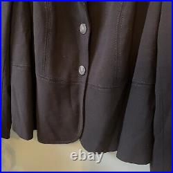 Talbots NEW Women's Navy Blue Italian Luxe Two Button Blazer Jacket. Size 18W