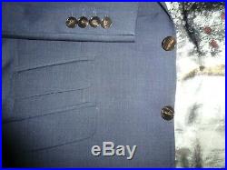Ted baker blue winter suit italian garden scene 2 piece 42 jacket x 36 trousers