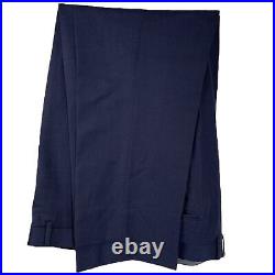 Tiglio luxe men's size 50R navy blue Italian fine wool 3 piece business suit