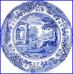 Timeless 6.5-Inch Round Blue and White Butter Plates Dishwasher Safe Set of 4