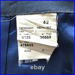 Tombolini Italy Women's 3 Pc Suit Jacket Skirt Halter Vest Blue Italian Size 42