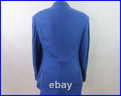 VTG Hermes Paris Mens Pure Cashmere Blue Italian Blazer Jacket Sport Coat 36 R