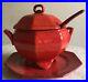 VTG-Peasant-Village-Italian-Pottery-Soup-Tureen-with-Ladle-Plate-RARE-01-pdw