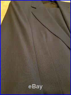 Vintage 90's Brioni Italian Suit, Two Piece, 42r 36w, Blue