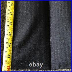 Without Prejudice 2 Piece Suit Mens 40 Wool Navy Blue Italian REDA Super 100s