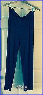 Women's Missoni for Nordstrom Italian 2-piece navy pants and top set 10