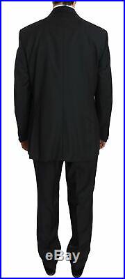 Z Zegna Solid Blue Italian Regular Fit Two Piece Wool Suit EU54 US44 XXL